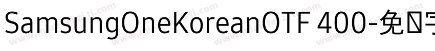 SamsungOneKoreanOTF 400字体转换